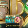 First Person Mega Ball — juego de casino en vivo de Evolution Gaming con RTP de 95.4% en Betfair Casino